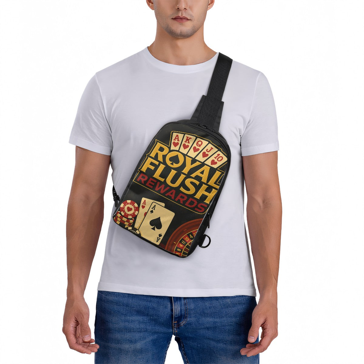 Double Layer CrossBody Bag Chest Bag