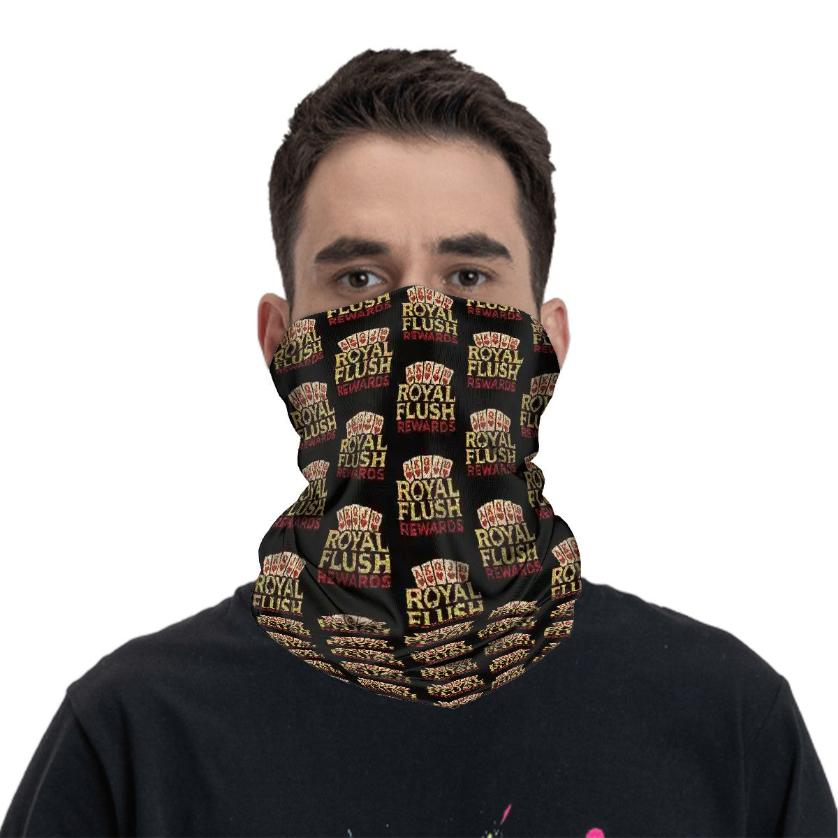 Multifunction Sports Neck Gaiter Red/Yellow